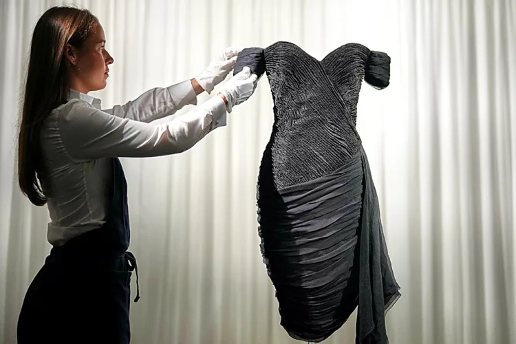Diana’s ‘revenge dress’ on show ahead of auction